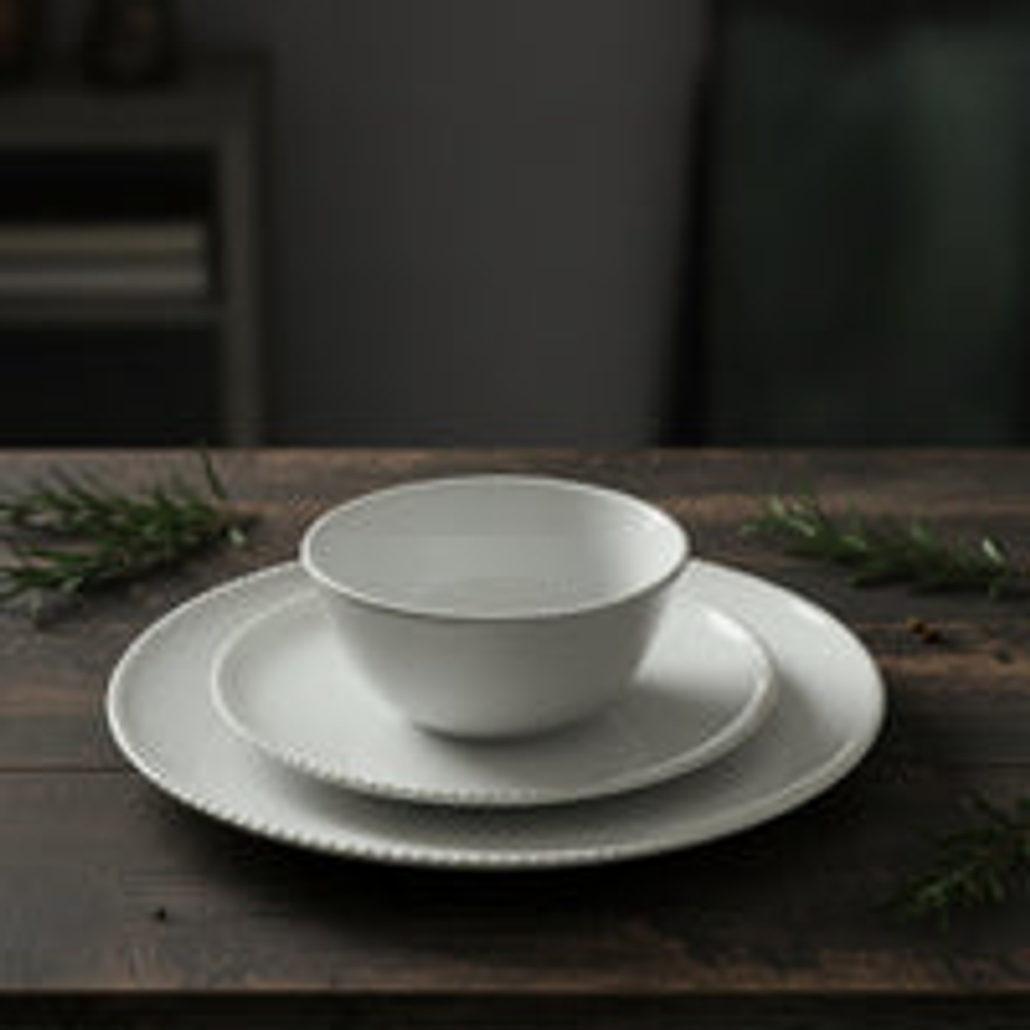 Juego de loza 18 piezas Vajilla Cerámica Oxford 4