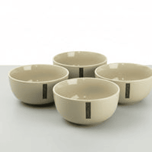 Set 4 Bowls Cerámica Lauca 15 cm - Loza granel