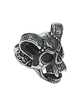 Anillo Calavera Cuernos