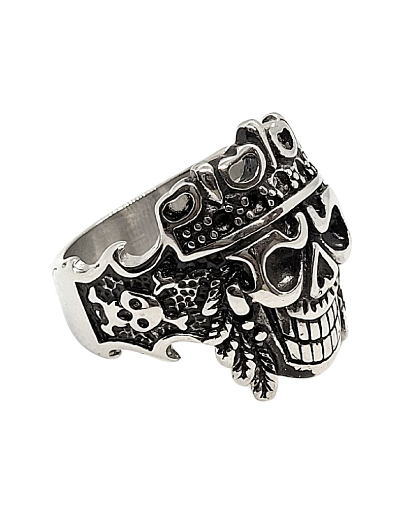 Anillo Calavera Rey Indio