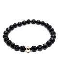 Pulsera Black Obsidian Gold