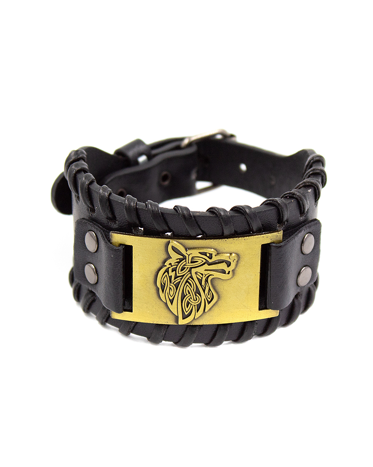 Brazalete Vikingo Lobo 