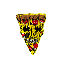 Parche Skull Pizza