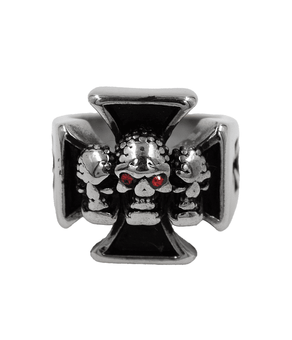 Anillo Skull Iron Cross