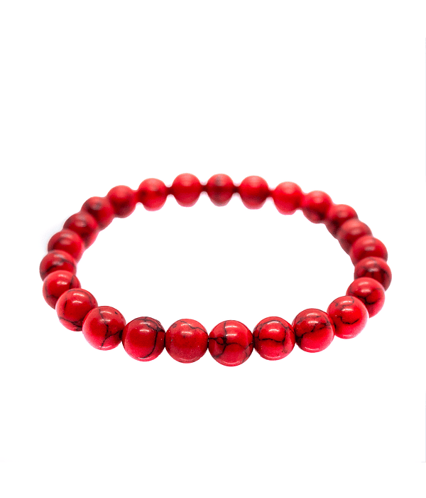 Pulsera Howlita Roja