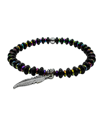 Pulsera Feather Tornasol