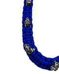 Wallet Chain Paracord Azul