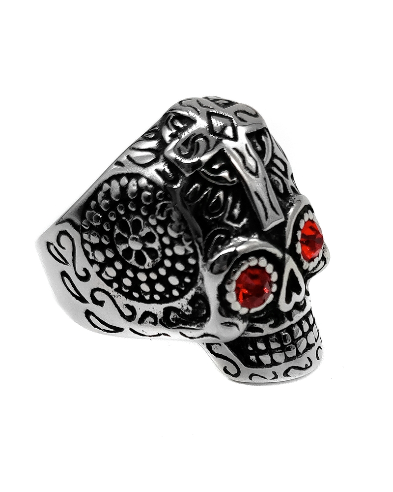 Anillo Calavera Mexicana