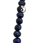 Collar Ying Yang Perlas Negras