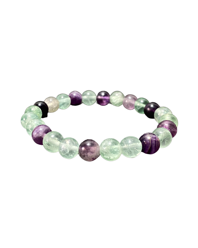 Pulsera Fluorita Violeta