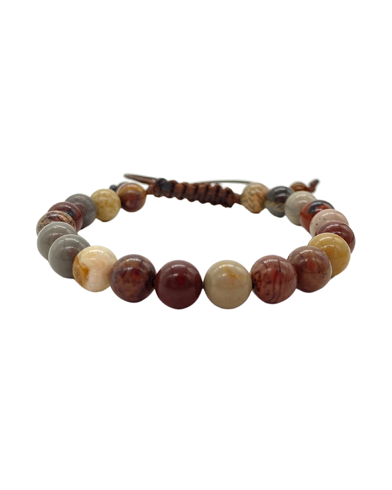 Pulsera Jaspe Sardo [Fuego Interior]