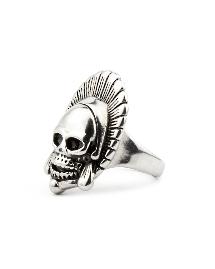 Anillo Calavera Indio Cherokee