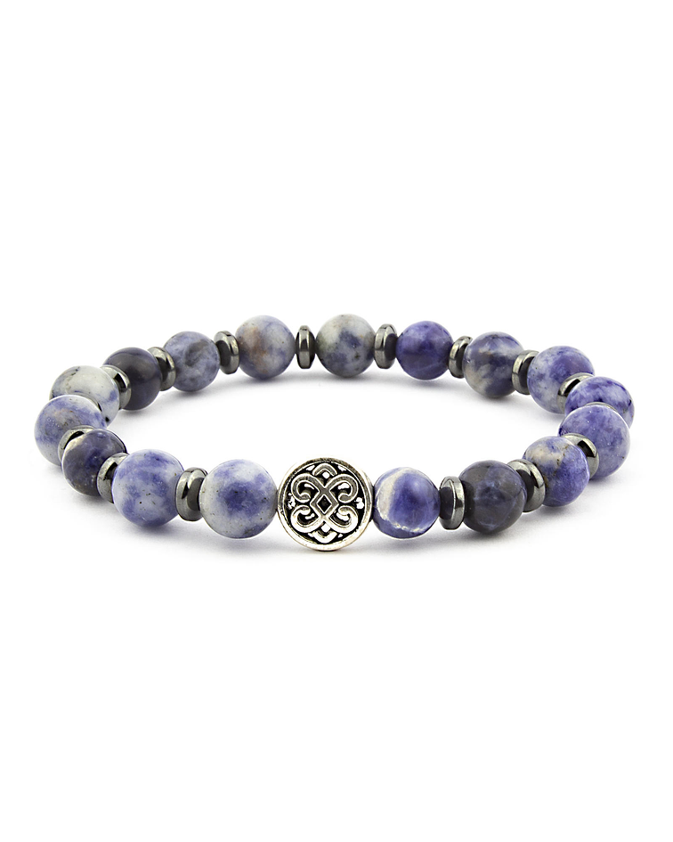 Pulsera Sodalita Nudo Celta