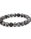 Pulsera Centinela de Obsidiana [Obsidiana Nevada]
