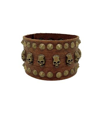 Brazalete Calaveras Café