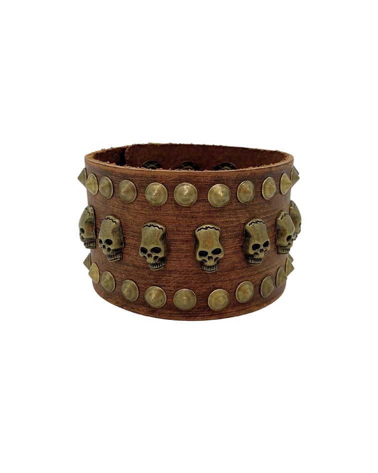 Brazalete Calaveras Café