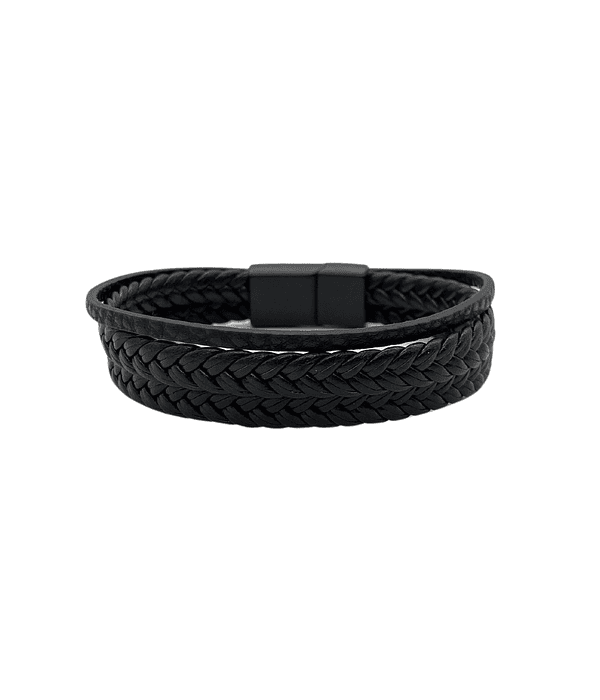 Pulsera Trenzada Negra