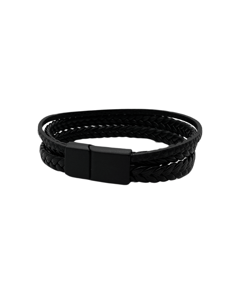 Pulsera Trenzada Negra