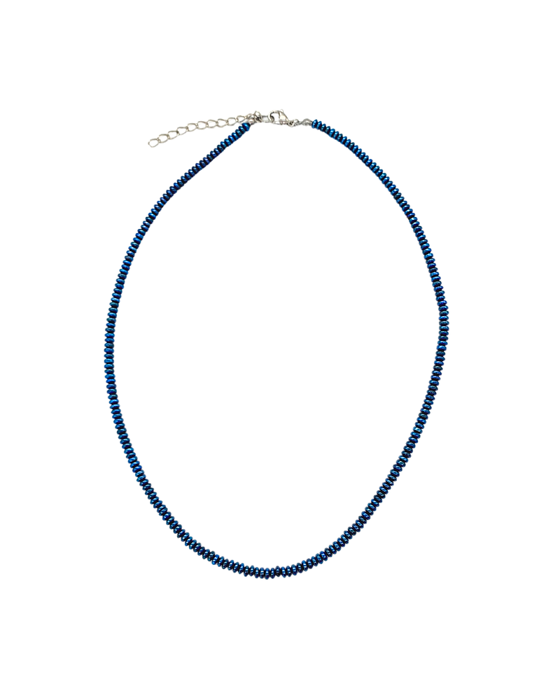 Collar Hematitas Azules