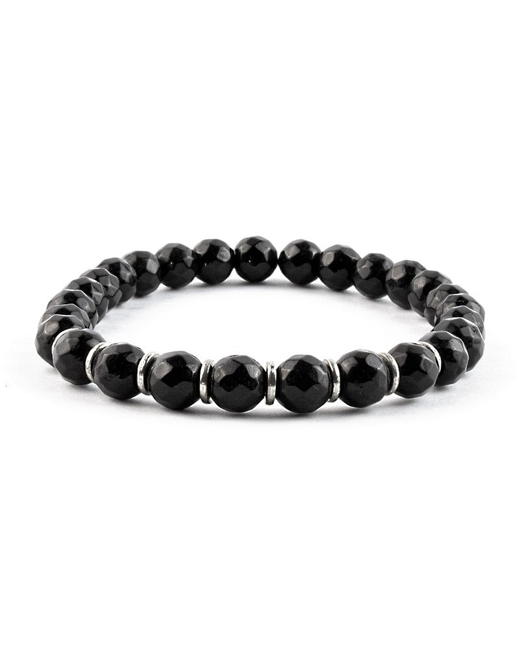 Pulsera Onix Facetado con Separadores