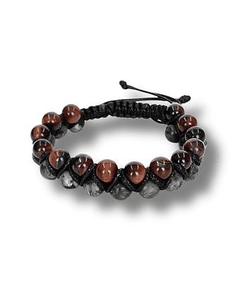 Pulsera Doble Fuego del Norte [Fuego, Tierra, Agua]