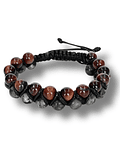 Pulsera Doble Fuego del Norte [Fuego, Tierra, Agua]