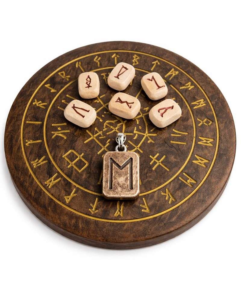 Altar para lecturas rúnicas Vegvisir