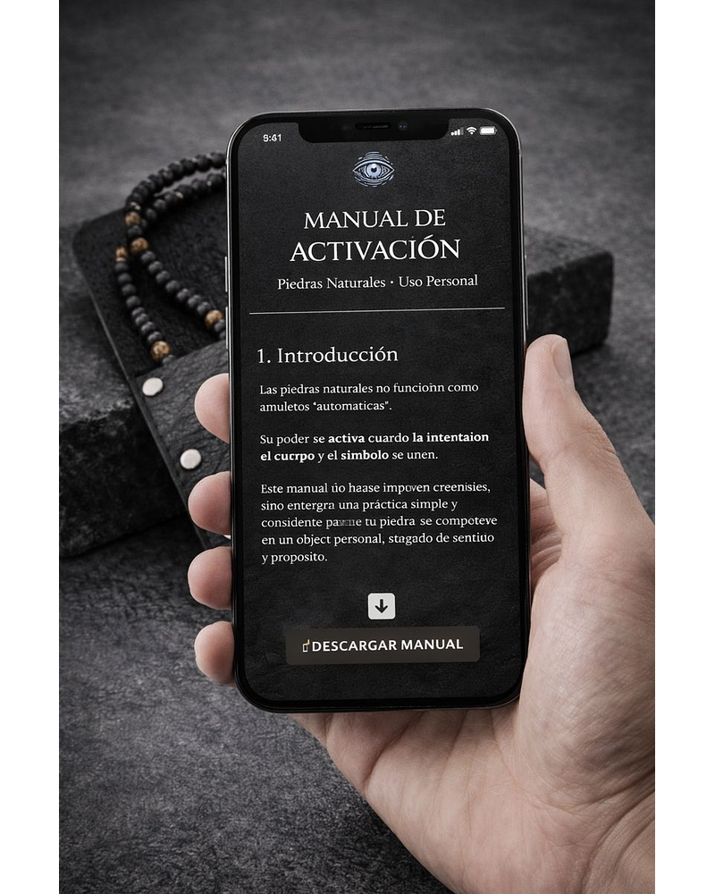 Rosario Sabiduría y Protección [Lapislázuli - Turmalina]