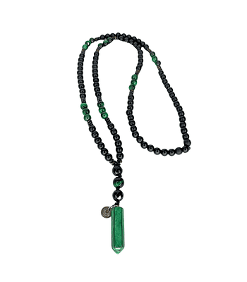 Collar Renacer [Turmalina - Malaquita]