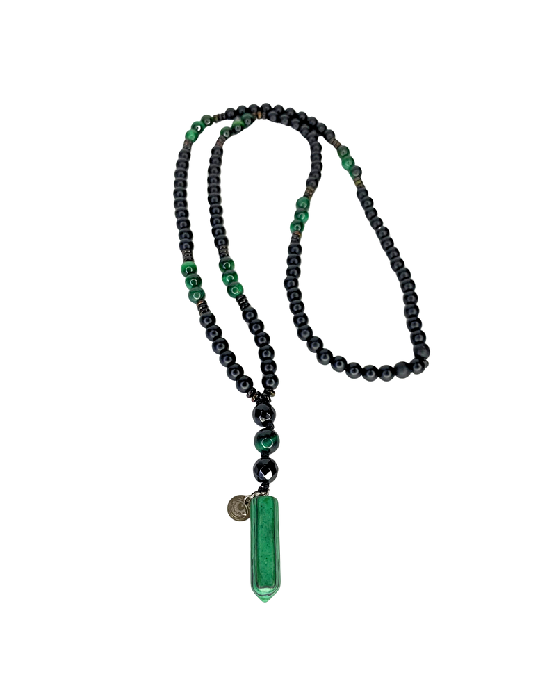 Collar Renacer [Turmalina - Malaquita]
