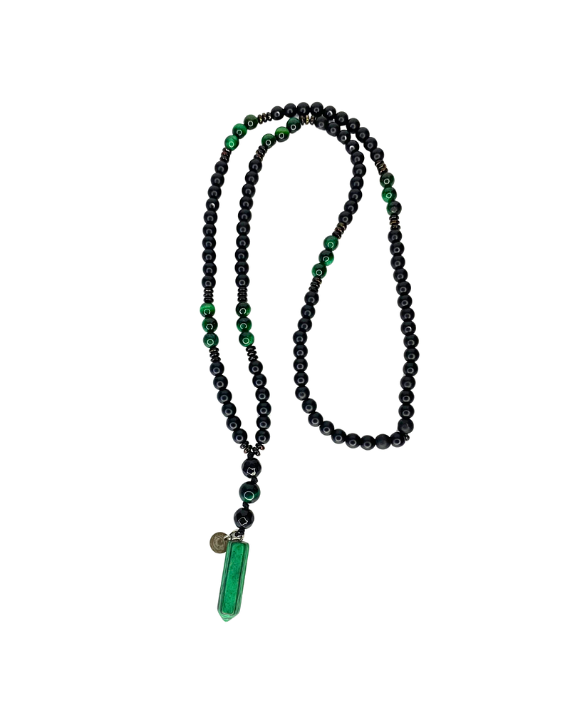 Collar Renacer [Turmalina - Malaquita]