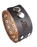 Brazalete The Wiser Doble Remache Plateado