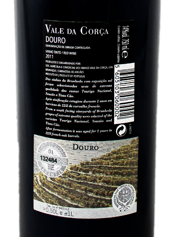 Vale da Corça 2011 ( 142,67€ / Litro )