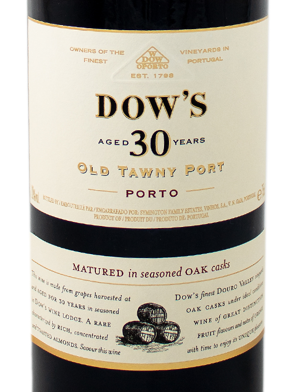 Dow's Tawny 30 Years Old Port ( 134,66€ / Litro )