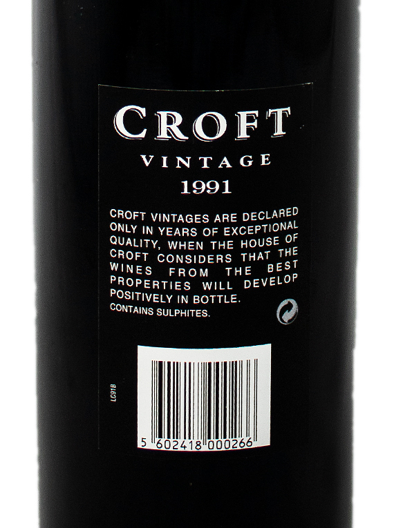 Croft Vintage Port 1991 (200,00€ / litro)