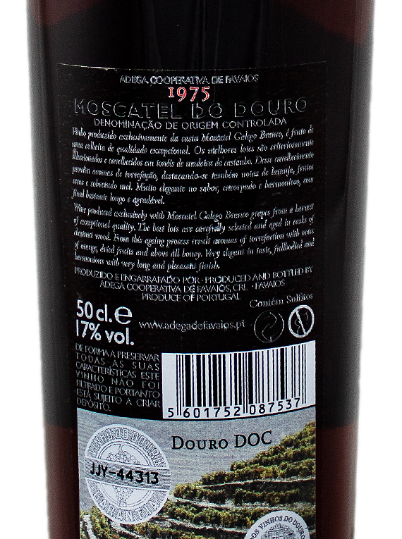 Adega de Favaios Moscatel 1975 (446,67€ / litro)