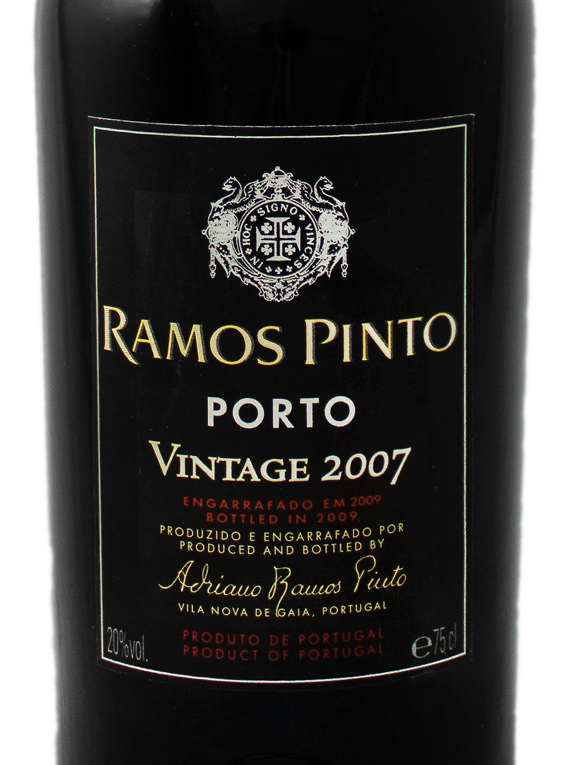 Ramos Pinto Vintage Port 2007 ( 76,00€ / Litro )