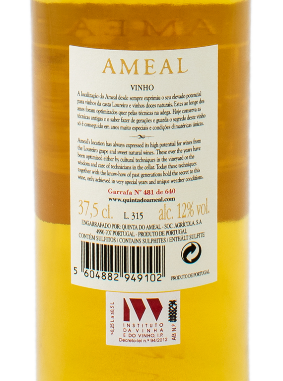 Quinta do Ameal Special Harvest 2015 (70,67€ / litro)