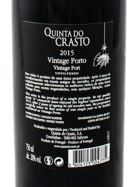 Quinta do Crasto Vintage Port 2015 ( 65,33€ / Litro )