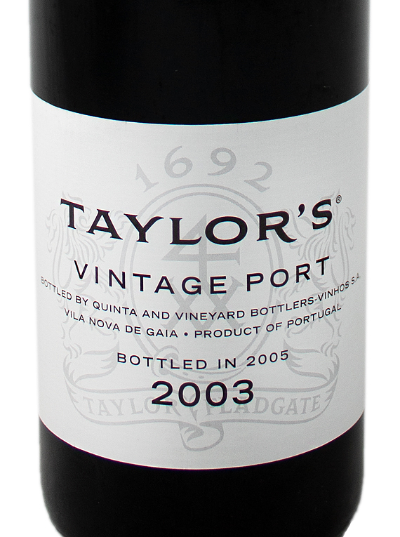 Taylor's Vintage Port 2003 (204,00€/ litro)