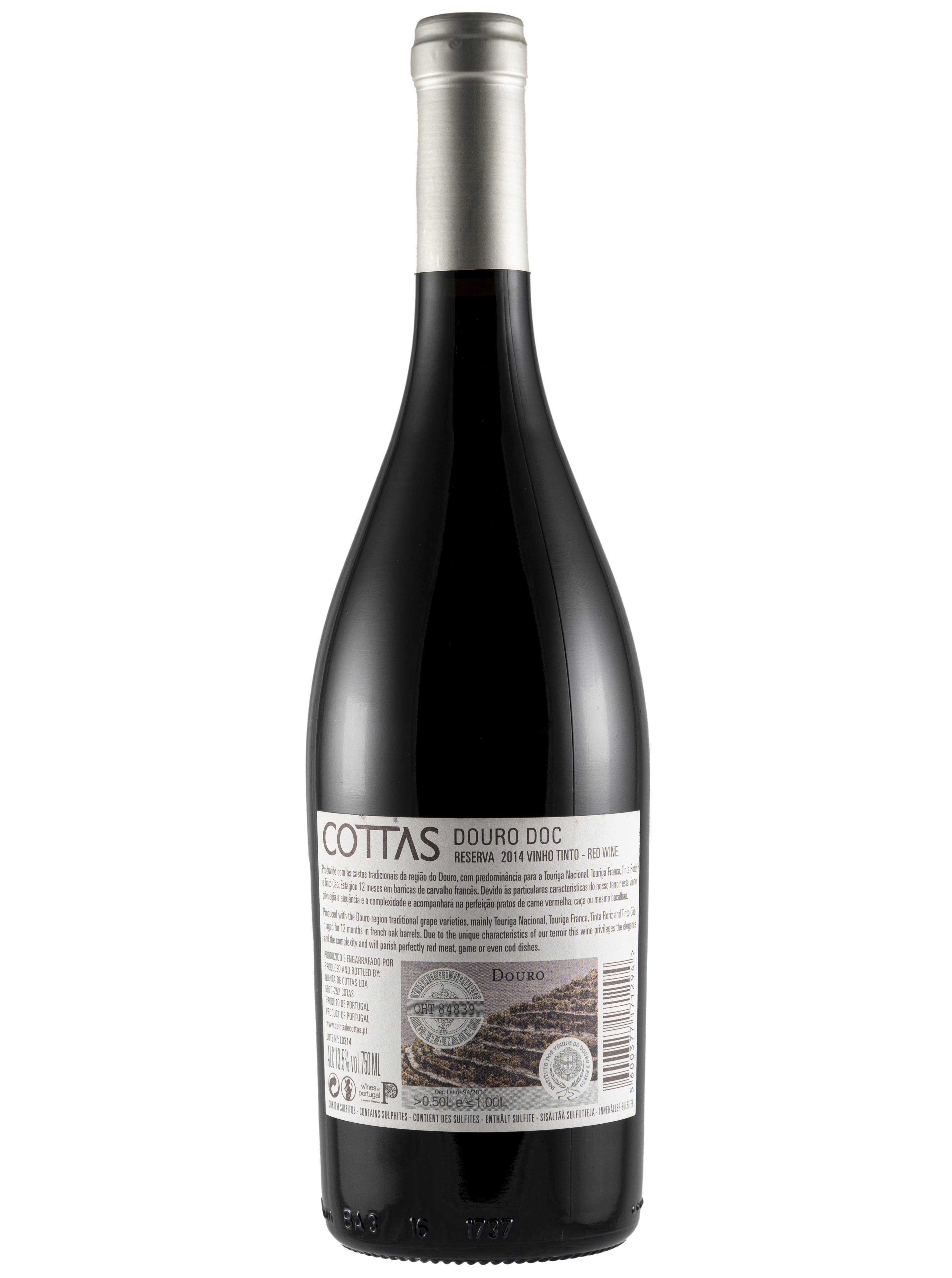 Cottas Reserva 2014 ( 18,67€ / Litro )