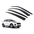 Aletas Bota Agua Kia Sportage 2016 - 2019 Negras 1