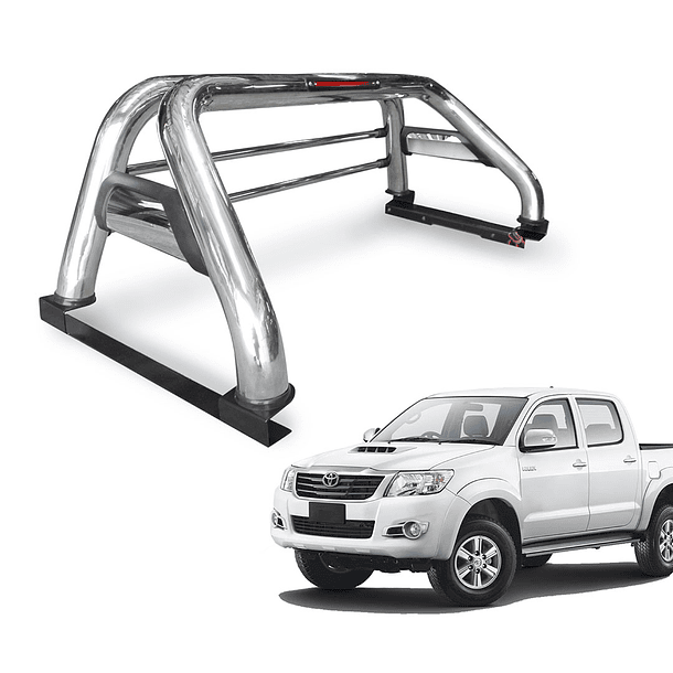 Barra Antivuelco Para Toyota Hilux 2006-2015 Acero Inoxidable