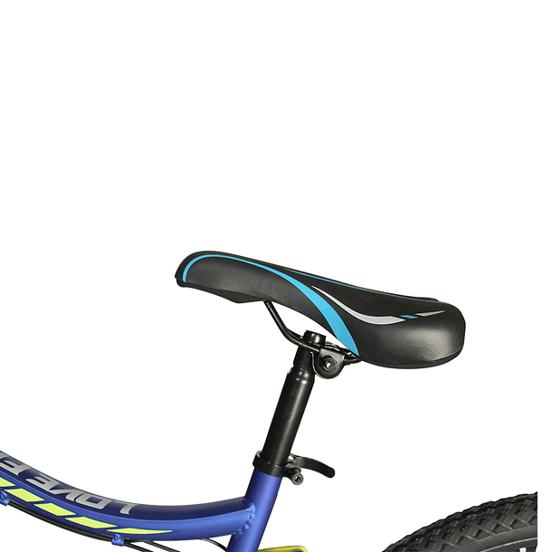 Bicicleta Montaña Aro 26 Marco Acero Cambios Shimano Curva Azul 4