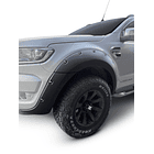 Extensiones Tapabarro Ford Ranger 2016-2019 Negro Militar Lisa 6