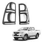 Biseles Traseros Toyota Hilux 2012-2015 Negro Matte 1