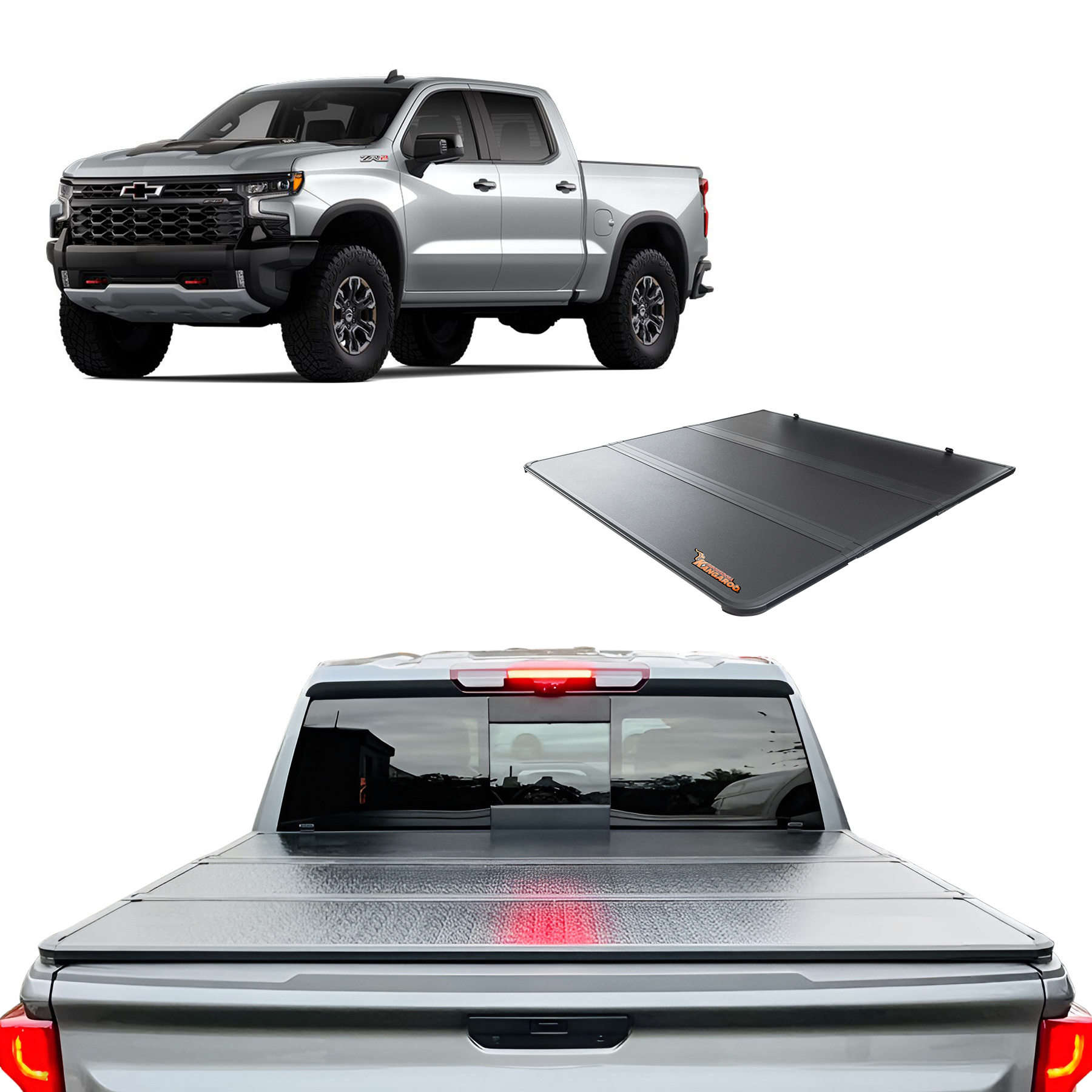 Tapa Rigida Trifold Chevrolet Silverado 2020-2024