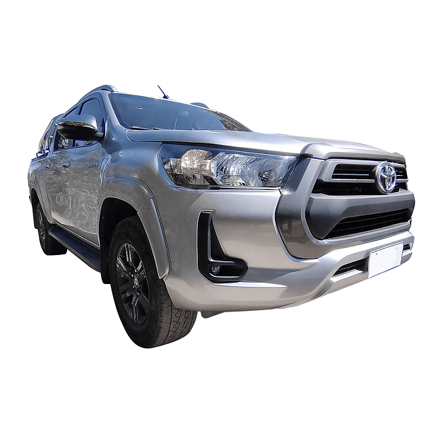 Extensiones De Tapabarro Gris Toyota Hilux Revo SR 2021-2023 4