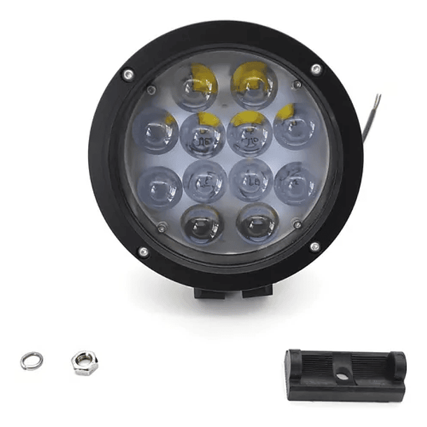 X2 Foco Led 60w 18cm Diámetro 12 Leds