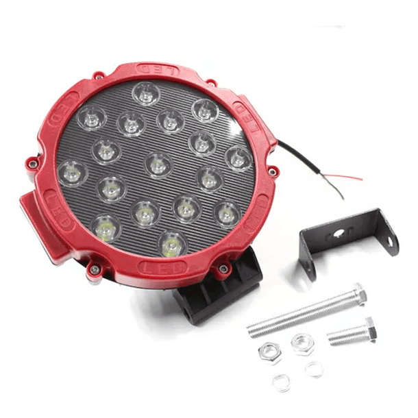 X2 Foco Redondo Led Hull 36v51w16 Cm Diámetro 17leds